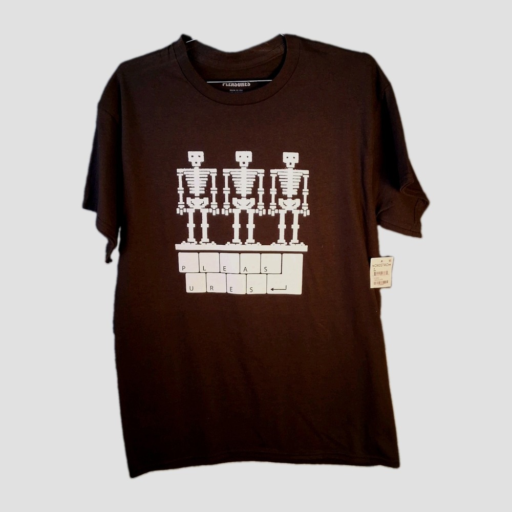 Pleasures Machine Chocolate T-Shirt Size Medium Big Graphic
